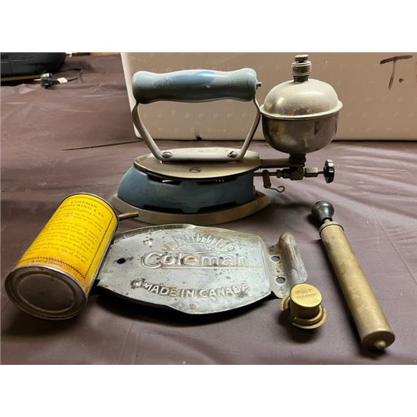 Coleman Sad Iron ( Ran on Gas)