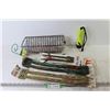 Image 1 : (5) Sets of One Tie Straps - (2) Chicken & Rib Tumbling Baskets -Plant Prop - Flashlight