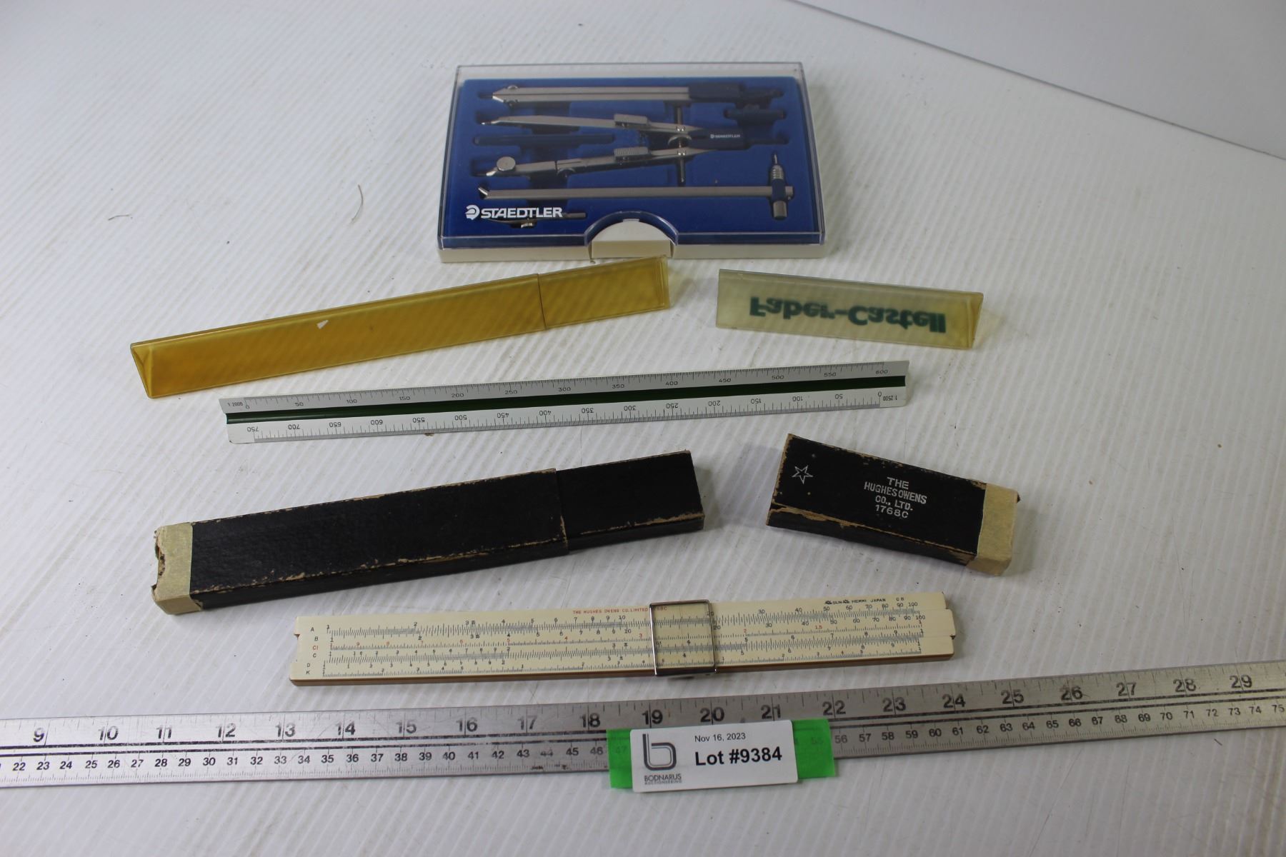 Drafting Items - Slide Ruler - Geometry Set - Architectural Scale Ruler ...
