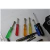 Image 2 : Tool Box (clasp is broken) w/Assorted Hand Tools - Drill Bits - Driver Bits - Drill Chucks - Pencils