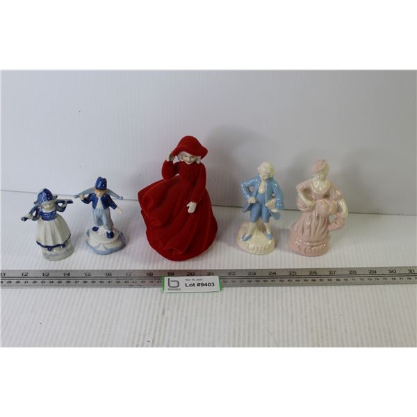 (5) Ceramic Figurines