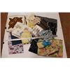 Image 1 : Assortment of Cushion Covers - Table Cloths - Aprons - Doilies