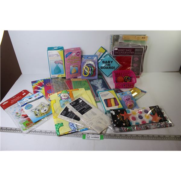 Basket Bags - Crepe Papers - Baby Items - Treat Bags - Misc. Items