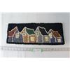 Image 1 : Hook Rug Hanging - Houses Theme