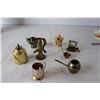 Image 4 : Toy Cupboard with Toy Pots and Kettles; Brass & Metal Toys and Ornaments; Baby Spoon; Bell; Salt/Pep