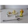 Image 5 : Toy Cupboard with Toy Pots and Kettles; Brass & Metal Toys and Ornaments; Baby Spoon; Bell; Salt/Pep