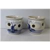 Image 2 : (2) Delfts Holland - Windmill Candle Holders w/Candles