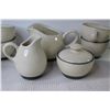 Image 2 : Sm Pitcher - Matching Creamer & Sugar Bowl - (8) Cups