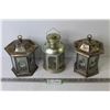 Image 1 : (3) Out Door Candle Lanterns