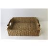 Image 2 : (2) Woven Wire Baskets