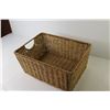 Image 5 : (2) Woven Wire Baskets