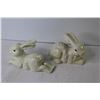 Image 3 : (5) Ceramic Rabbits - One is a Trinket Dish