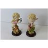 Image 4 : (2) Ceramic Figures - (2) Resin Figures