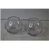 Image 4 : (2) Small Glasses - Large Crystal Dish