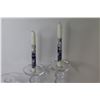 Image 2 : (3) Glass Candle Holders