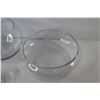 Image 2 : (3) Glass Planter Bowls -