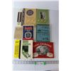 Image 1 : (4) Vintage Books, (2) Almanac - 1956, 1958, (2) Advertising Thermometers, (5) Miniature Ducks, Vint