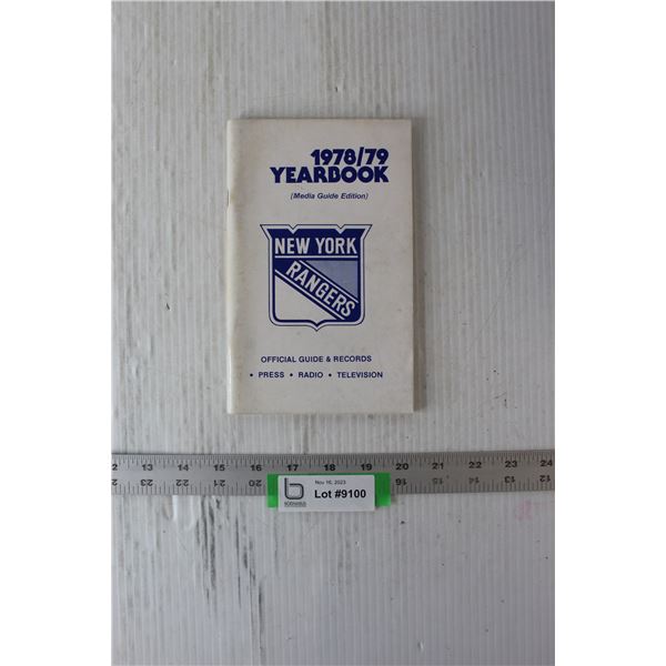 New York Rangers 1978/79 Yearbook