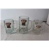 Image 2 : (3) Glass A & W Mugs, (1) Allen & Wright Classic Roast A & W Mug