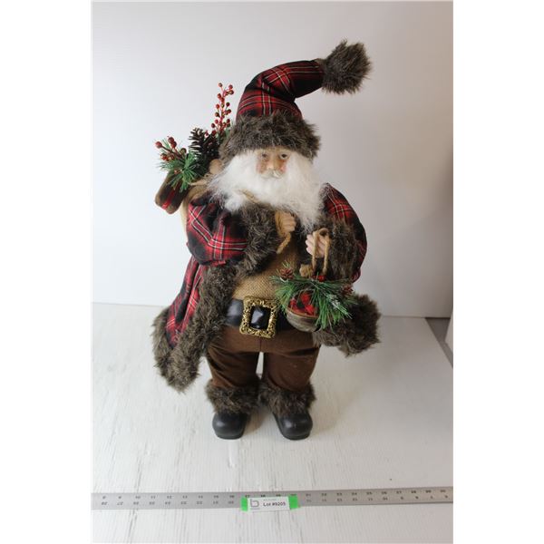 Santa Decoration With Bell That Rings - 24  Tall