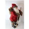Image 5 : Santa Decoration With Walking Stick - 24" Tall