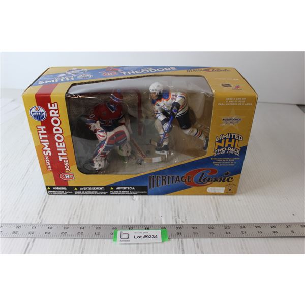 NHL Heritage Classic Two-pack Boxed Edition Hockey Figures - Jose Theodore & Jason Smith