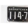 Image 2 : (1) Saskatchewan License Plate - 1960
