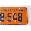 Image 3 : (1) Saskatchewan License Plate - 1963