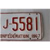 Image 3 : (1) Quebec License Plate - 1967