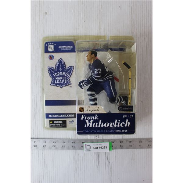 NHL Action Figure - Frank Mahovlich, Toronto Maple Leafs, Sealed