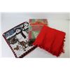 Image 4 : Christmas Items - Vinyl Tablecloth - Tin - Tree Skirt - Stockings - Doilies - Placemats - Throw Blan