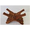 Image 4 : Carved Wood Folding Stand (12" x16" folded)
