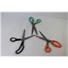 Image 2 : (3) Large Pairs of Stainless Steel Scissors (sharp)