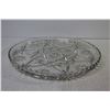 Image 3 : Vintage Glass Plate (Sunflower Style - 13 1/2" across)