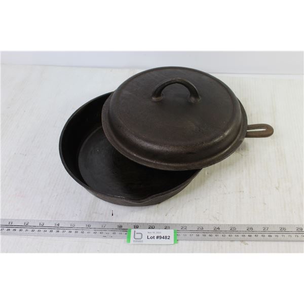 Cast Iron - 10  Frying Pan w/Lid