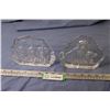 Image 1 : (2) Glass Dog Decor Items