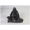 Image 2 : Ornament Statues - Black Coral Head Figure - Dolphins - Inuit Carving