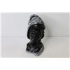 Image 8 : Ornament Statues - Black Coral Head Figure - Dolphins - Inuit Carving