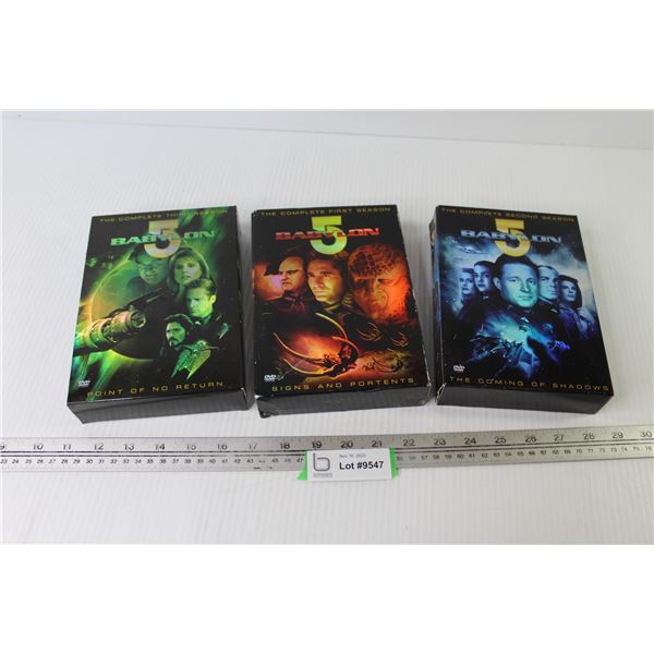 (3) DVD Box Sets of 3 - Babylon 5