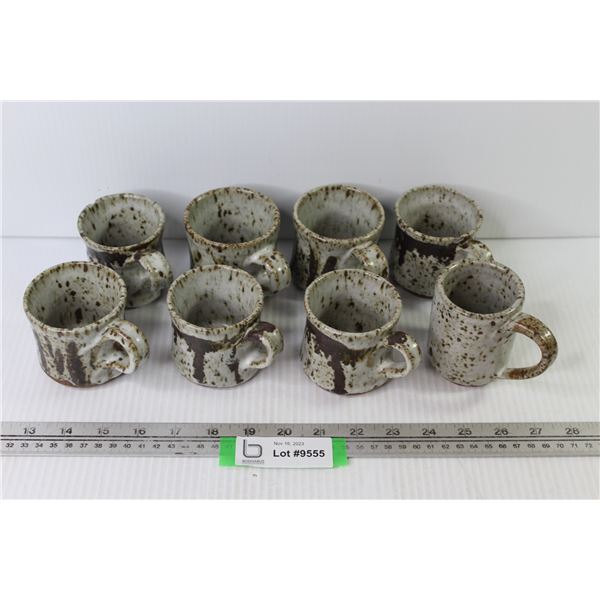 (8) Pottery Expresso Cups