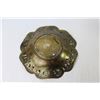 Image 10 : (2) Ornate Brass Bowls (Made in Italy) - Brass Candle Holders - Brass Hooks
