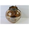 Image 2 : Hanging Glass Art Ball - Hanging Glass Ball Candle Holder