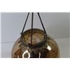 Image 3 : Hanging Glass Art Ball - Hanging Glass Ball Candle Holder