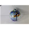 Image 6 : Hanging Glass Art Ball - Hanging Glass Ball Candle Holder