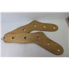 Image 3 : Vintage Stocking Stretcher/Menders (Metal & Wooden) - Christmas Wooden Hanging Decoration