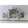 Image 1 : Ceramic Figurines - Ceramic Clock (missing head)