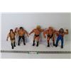 Image 1 : (5) 1980's Rubber Wrestling Figures
