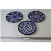 Image 1 : (3) Painted Plates