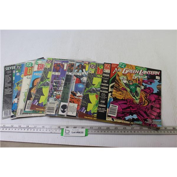 DC Comics - Green Arrow & Green Lantern (75 Cent - $2.50) Marvel Comics - The Thing (50-60 Cent)