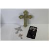 Image 2 : HP Colour Laser Jet Black Ink Cartridge - Vintage Glass Ornaments - NHL Tin - Crosses